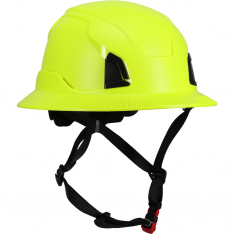 PIP 280-HP1491R-FB-44, Traverse, Safety Helmets, Hi-Vis Yellow, OS, Full Brim, Non, Vented, Industri